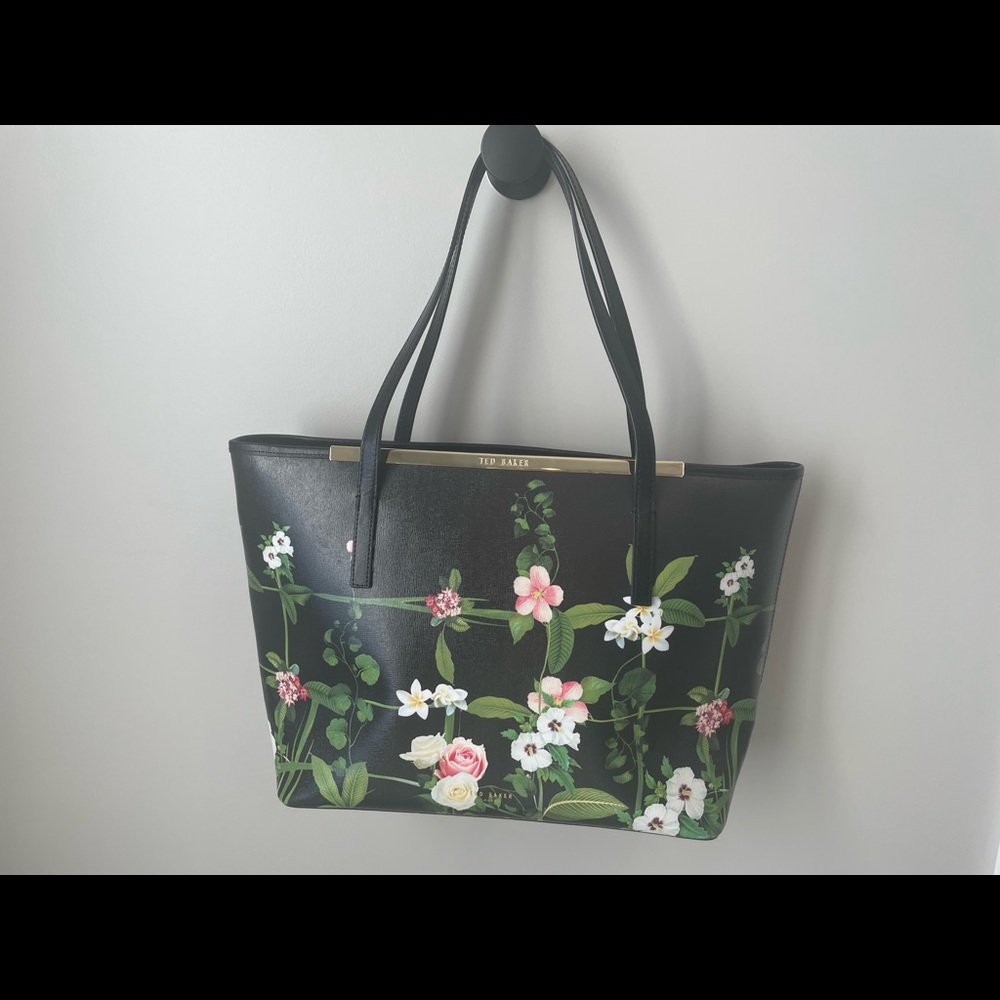 Ted Baker Secret Trellis Black Tote
